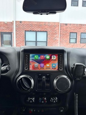 Fit 2007-2017 Jeep Wrangler JK Android 15 Carplay Radio Stereo GPS w/ camera 64G