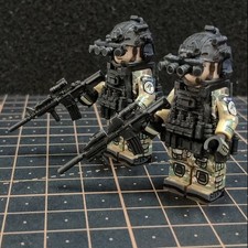 Covert Navy SEALs Operations Team Modern Brick Battle Set for Army