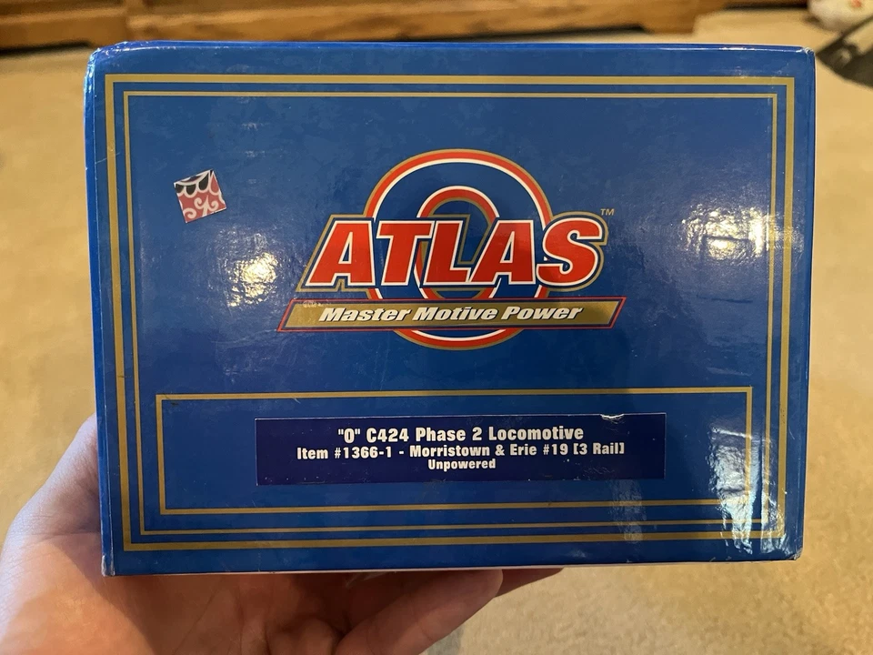NEW Atlas O Gauge 1366-1 Morristown & Erie #19 C424 Phase 2 Unpowered - Image 2 of 4