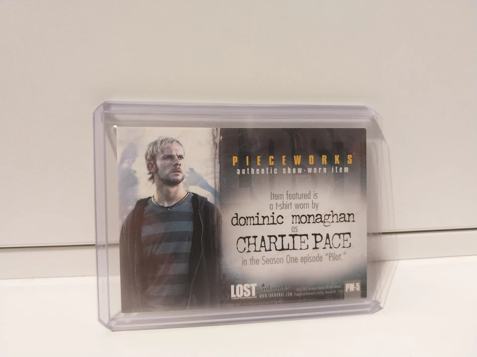 LOST SEASON ONE - PW5 - DOMINIC MONAGHAN AS CHARLIE PACE PIECEWORKS CARD - Image 2 of 2