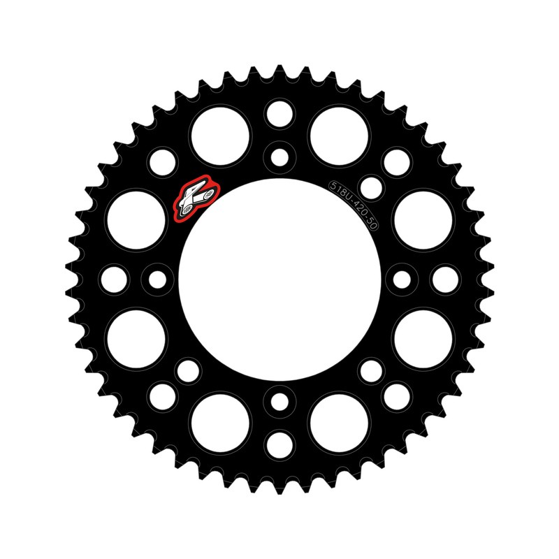 Couronne Renthal alu anti-boue 420 transmission moto cross dirt bike