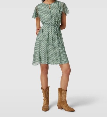 Damenkleid, Gr. 40, Paisley-Muster, A-Linie