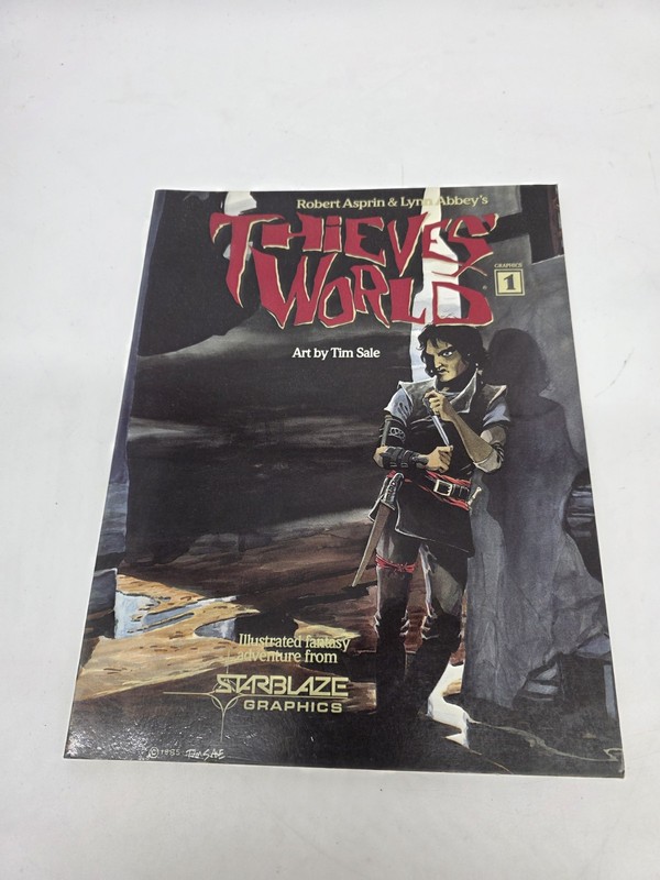 vtg 1985 STARBLAZE GRAPHICS • THIEVES WORLD graphics 1 TIM SALE graphic novel VG