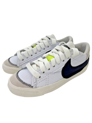 Nike Women' Blazer Low '77 Jumbo - White Black -  DQ1470 101 -  US Size 6.5 Med