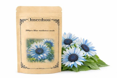 #ad Blue Sunflower Seeds 200 for Planting – Rare Blue Sunflower Flower Seeds $9.99