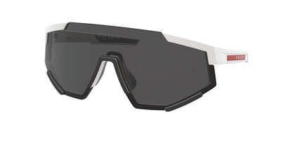 PRADA 04W PS04WS Linea Rossa IMPAVID Sport Sunglasses White Pilot Wrap Unisex