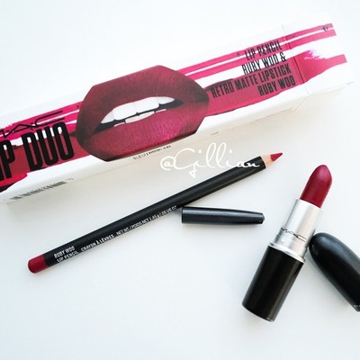 MAC 2PCs Lip Pencil & Lipstick ~ Full Size Lip Duo ~ NEW ~ Choose Your Color ~