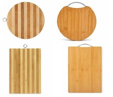 Bambus Holz Holz Schneidebrett Küche Lebensmittel Schneidebrett Servierplatte UK