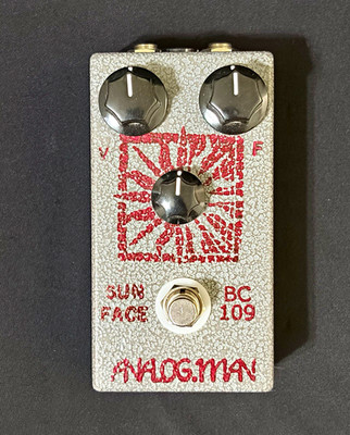 Analog Man Sun Face BC109 Analog Fuzz Effects Pedal for Electric Guitar