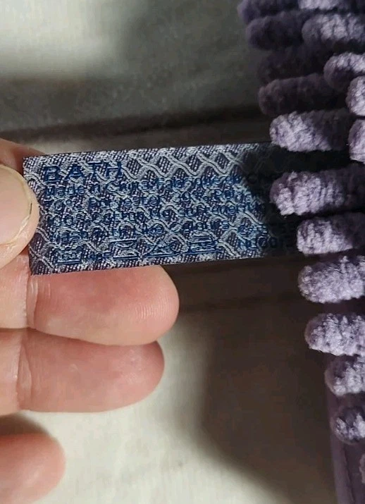 НОВОЕ серое полотенце для рук из шениля Norwegianx для баклажанов и детей - Изображение 4 из 4