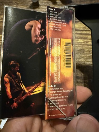 PANTERA Official Live: 101 Proof RARE WHITE Cassette Tape East West BMG Tape!! - Bild 8 von 10