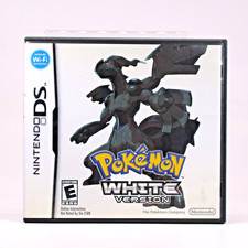 Pokemon White Ver. DS Case W/inserts Only - Auth Acceptable Cond
