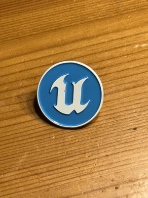 Unreal Tournament Epic Games Playstation Xbox PC Promo Pin Pinback Button