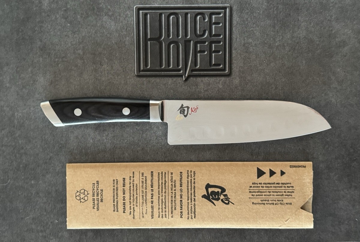 Shun Kaji 7 Inch Hollow Ground Santoku Knife - KDM0004 for sale