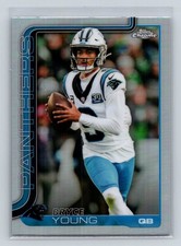 2025 Topps Chrome Football Bryce Young #40 Refractor [Panthers]