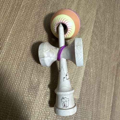 Solkendamas Kelvin Wong Kendama 2UP Shape 87.59g Unused Professional Toy - Picture 2 of 4