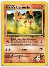 Blaine's Charmander - 061/132 G1 Common Gym Heroes LP
