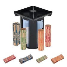 Coin Counter, Coin Sorter Tube, 4in1 Coin Sorter and Wrapper Machine, Change ...