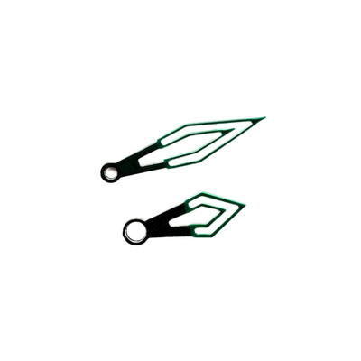 Tron Dagger Style Watch Hand Set - Minute + Hour - Forest Green - CT881