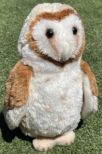 11" Douglas Cuddle Toys Barn Owl Plush Stuffed Animal Realistic Soft Toy