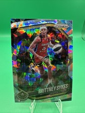 2025 Panini Prizm WNBA Brittney Sykes Cracked Ice Prizm (#121) Seattle Storm