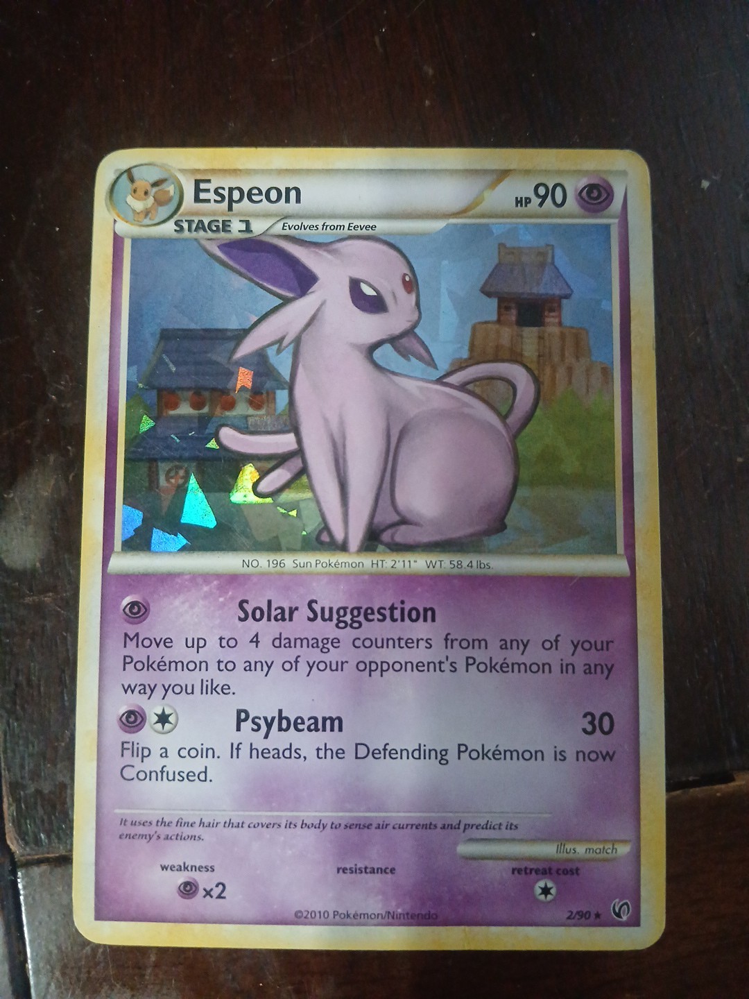 Pokémon TCG Espeon HS-Undaunted 2/90
