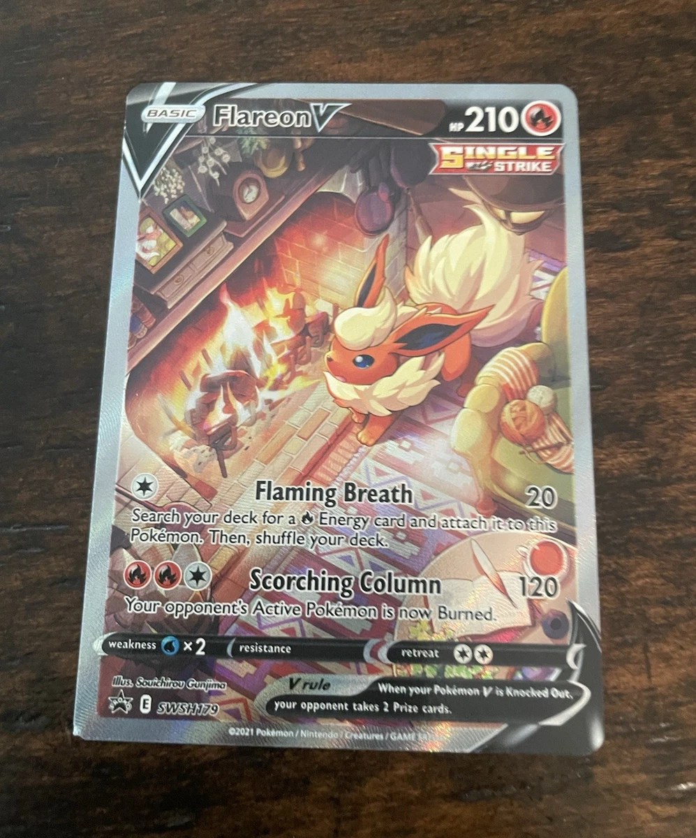 flareon v pokemon card value Flareon V - SWSH149 - SWSH: Sword & Shield Promo Cards [PROMO]
