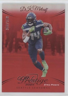 2024 Panini Prestige Xtra Points Red Premium 366/399 DK Metcalf #268 1f60