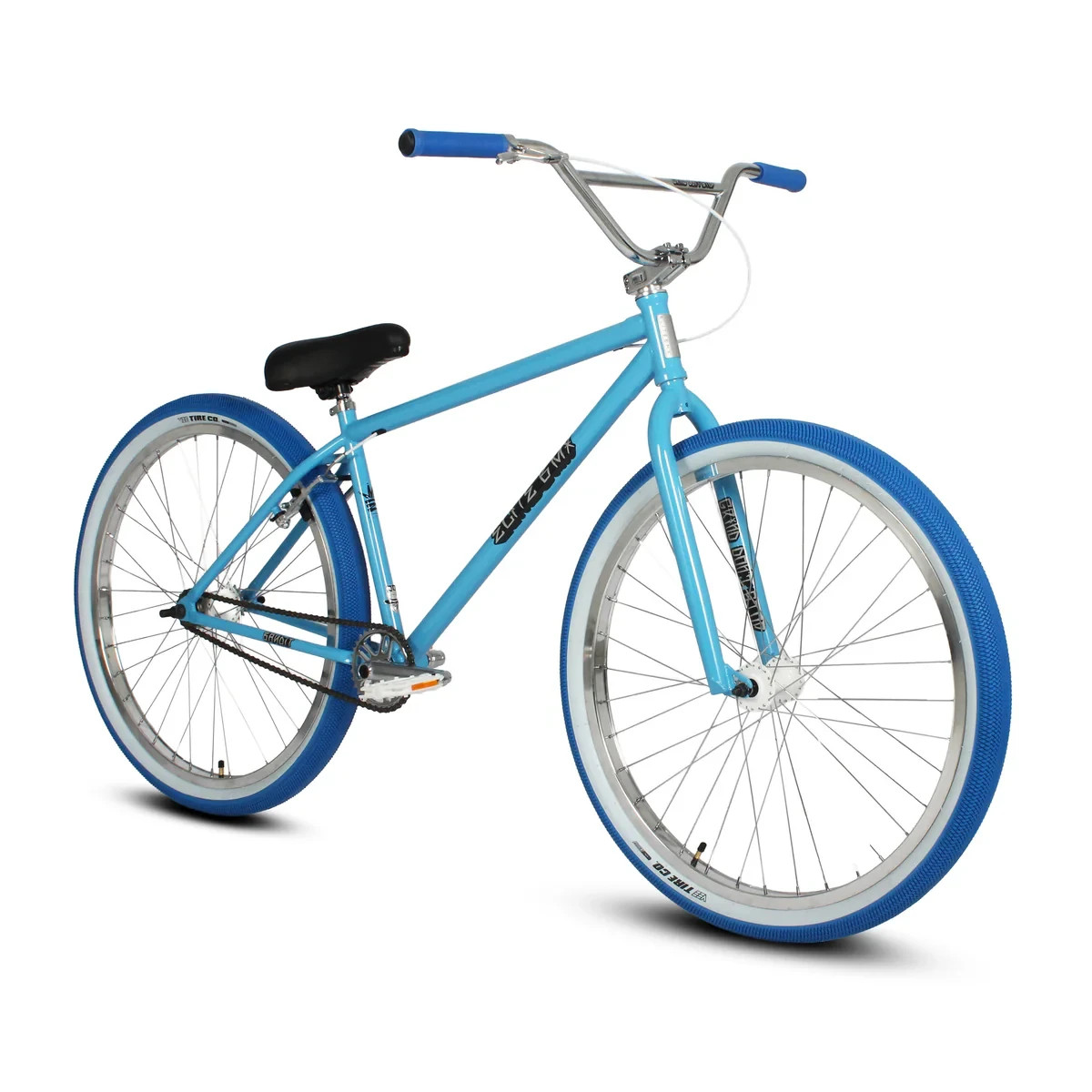 Elite 29" BMX  Bandit Bicycle Freestyle Bike 3 Piece  Baby Blue NEW