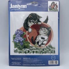 Janlynn Embroidery Kit Playful Kittens Cats 8x8 187-0300 Design Size 8" x 8" New