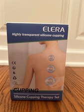 ELERA 7Pc Silicone Cupping Therapy Set, Chinese Massage for Cellulite Reduction