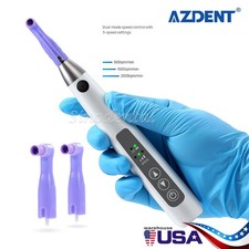 Dental Cordless Electric Hygiene Prophy Handpiece 360° Swivel+2 Prophy Angles
