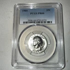 1964 (P) Washington Quarter Gem Proof 90% Silver PCGS PR66