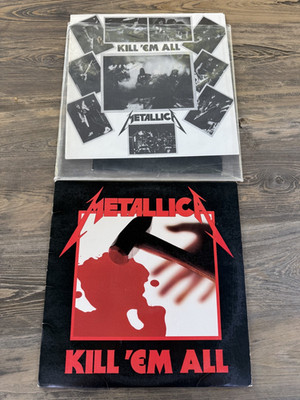 Metallica Kill Em All Vinyl LP Elektra First Press 1983 Fan Club Forms Rare