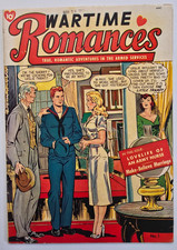 WARTIME ROMANCES #1 F- 5.5 ST JOHN 1951 MATT BAKER COVER AND ART! GOLDEN AGE!