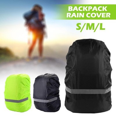 Reflective Backpack Rain Cover Outdoor Backpack Waterproof Cover 18-55L`,. Q8G5