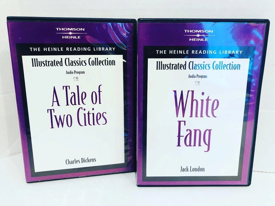 The Heinle Reading Library Illustrated Classics Collection Audio CD Lot New - Image 2 of 4
