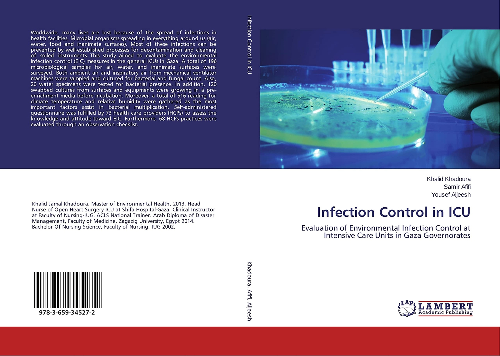 Infection Control in ICU : Evaluation of Environmental Infection Control - PBK