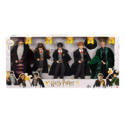 Harry Potter Chamber of Secrets Collectors Figures 5 pc Set - New - Free Ship