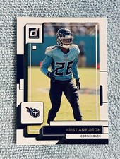 2022 Panini Donruss Football Kristian Fulton #73 Tennessee Titans