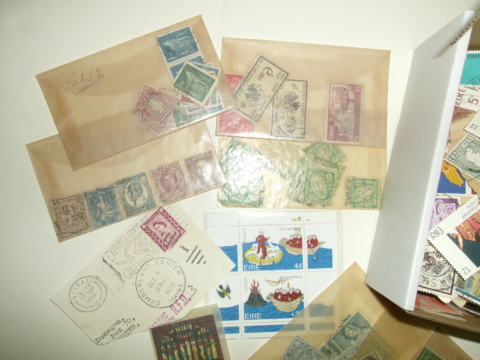 1000s OF IRELAND ERIE STAMPS ACCUMULATION COLLECTION UNCHECKED DEALERS