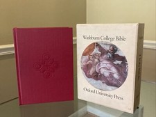 The Washburn College Bible Oxford Edition KJV 1980 Hardcover Slipcase QUICKSHIP