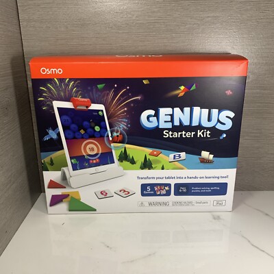 Osmo Genius Starter Kit 901-00011 with 5 Games EUC
