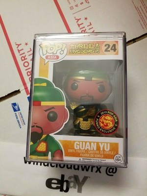 Funko Pop Asia Guan Yu Green Glow In Dark Gitd 3 Three Kingdoms 24 關公二爺 Protect Ebay