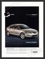 Mazda 3 "No Way" Zoom-zoom 2000s Print Advertisement Ad 2004