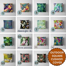 Square Outdoor Tropical Patterns Waterproof Cushion Cover Cushion Pillow Cases