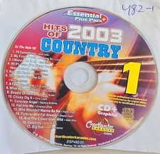 482-1   2003 COUNTRY   1 DISC CHARTBUSTER KARAOKE LOT VA
