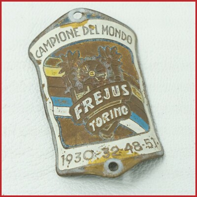 Badge De Tube De Direction Vintage FREJUS Pour Vélo - NOS