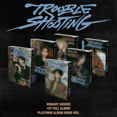 XDINARY HEROES TROUBLESHOOTING 1st Album PLATFORM NEMO Ver/QR Card+12 Photo Card