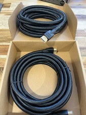 Amazon Basics High-Speed HDMI Cable 18Gbps, 4K/60Hz - 15 Feet, Nylon-Braided